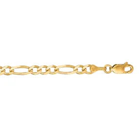 14K Gold 16 3.8mm Figaro Chain