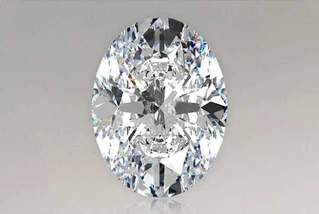 2.83 Carat Oval Lab Diamond