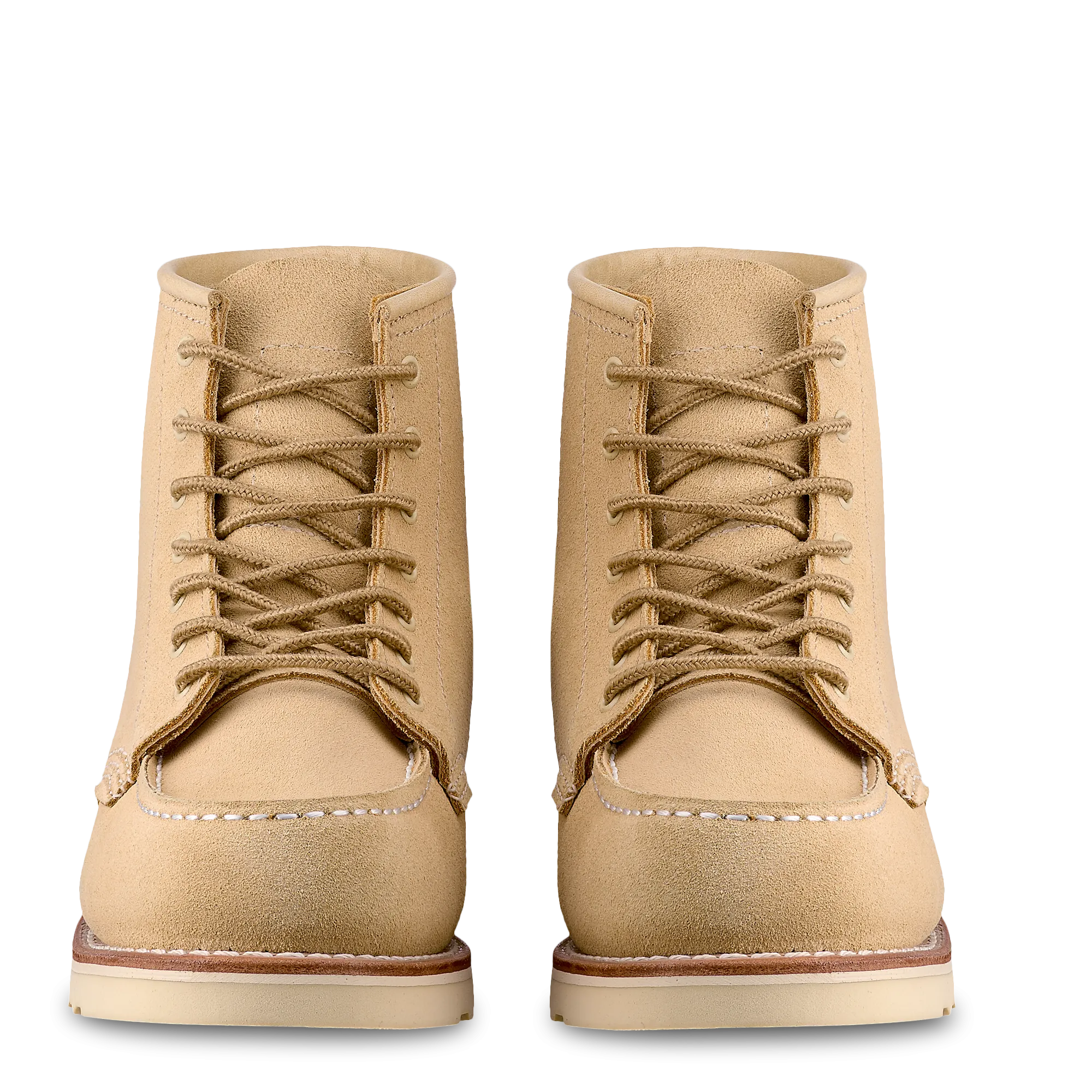 6-Inch Moc Toe Women's Boots 3328 - Cream Abilene Leather