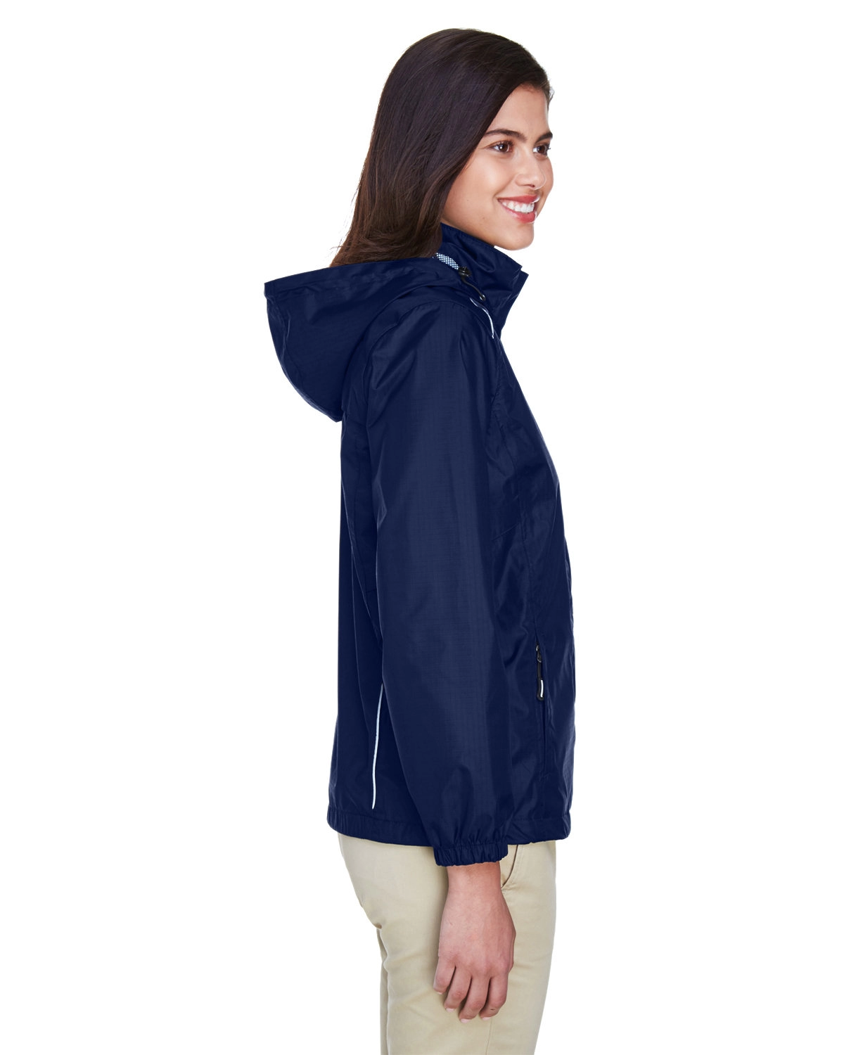 78185 Ash City - Core 365 Ladies' Climate Seam-Sealed Lightweight Variegated Ripstop Jacket SKU: 78185