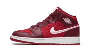 Air Jordan 1 Mid SE Red Quilt