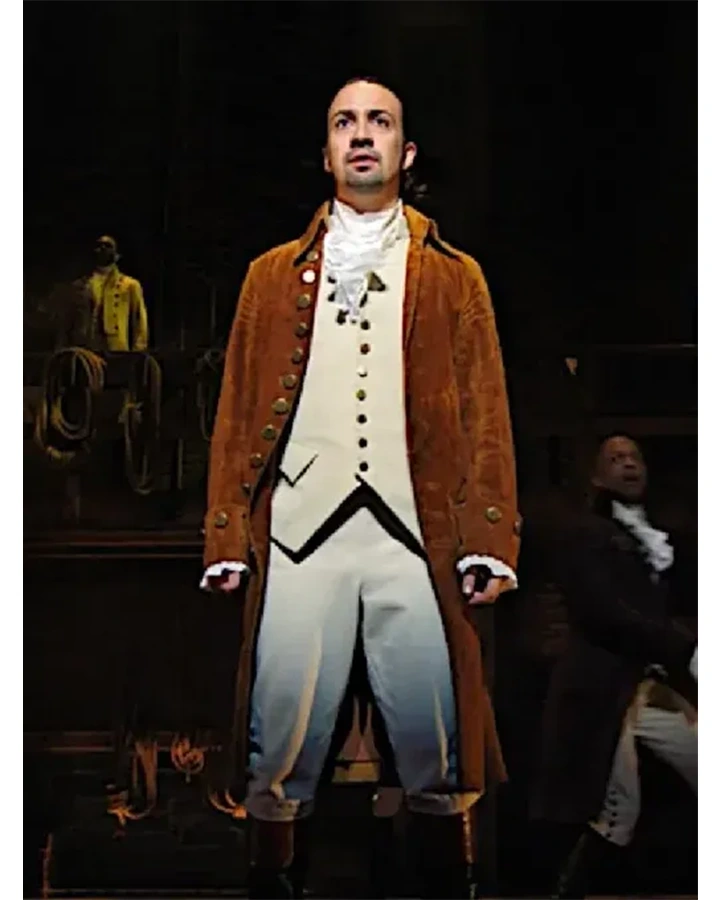 Alexander Hamilton Lin-Manuel Miranda Brown Coat