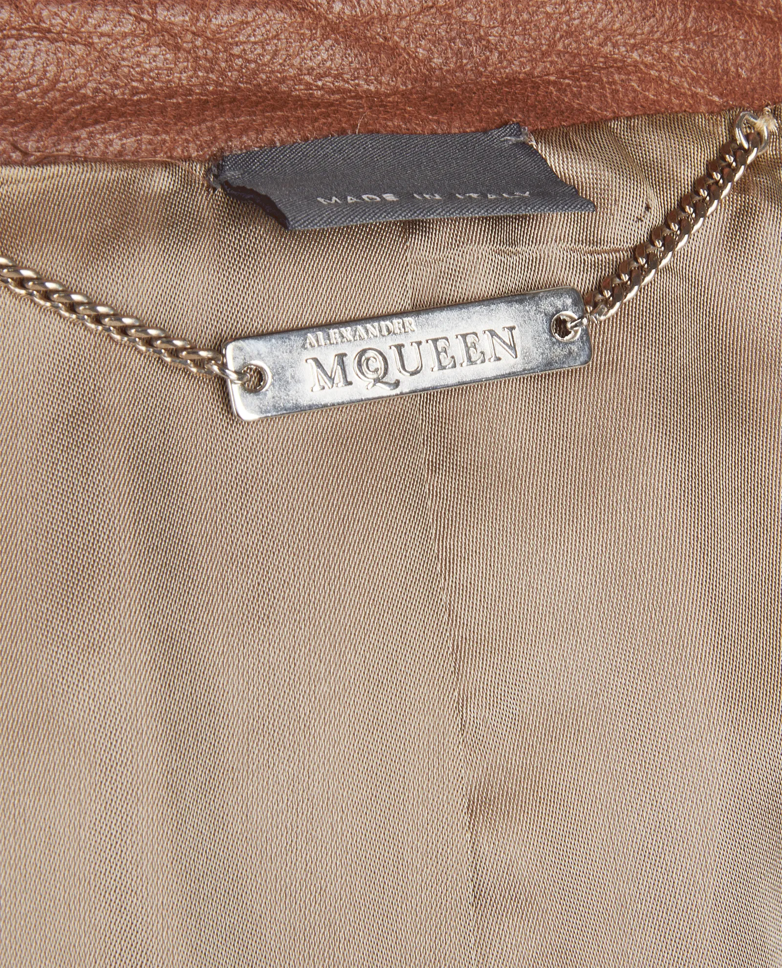 Alexander McQueen Belted Tweed Coat