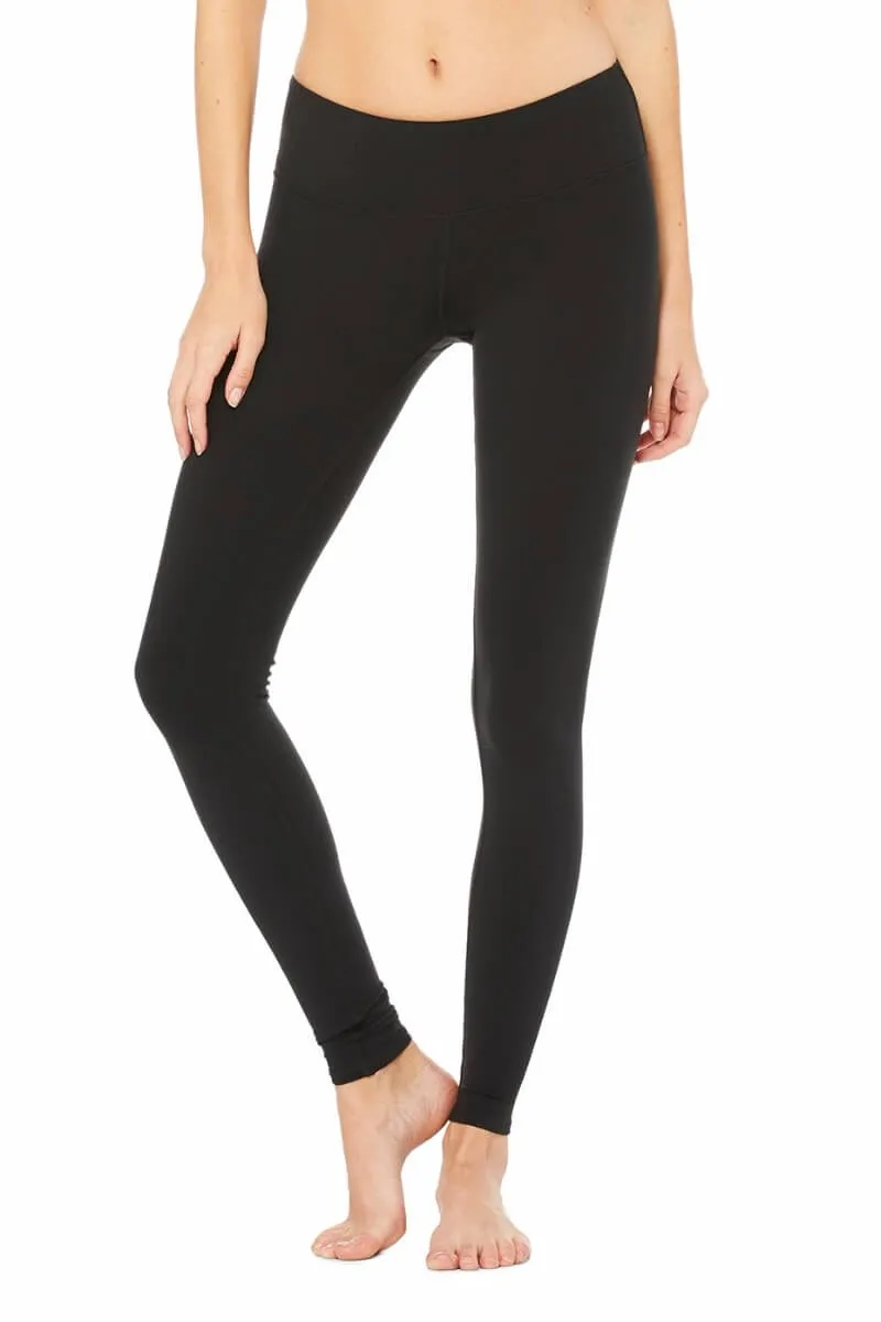 ALO YOGA // AIRBRUSH LEGGING - BLACK