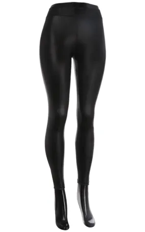 AO1228 Black Solid Leggings