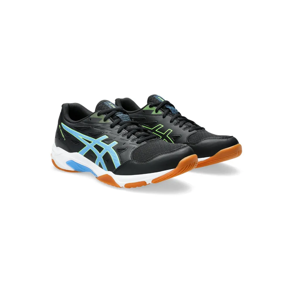 ASICS Men's Gel-Rocket 11 Badminton Shoe (Black/Water Scape)