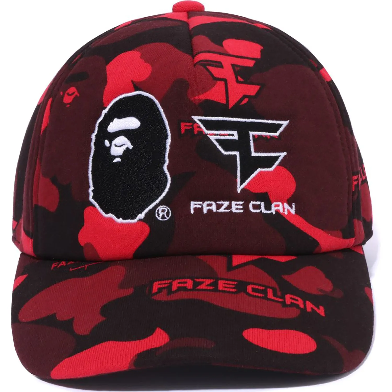 BAPE X FAZE CLAN SNAP BACK CAP MENS