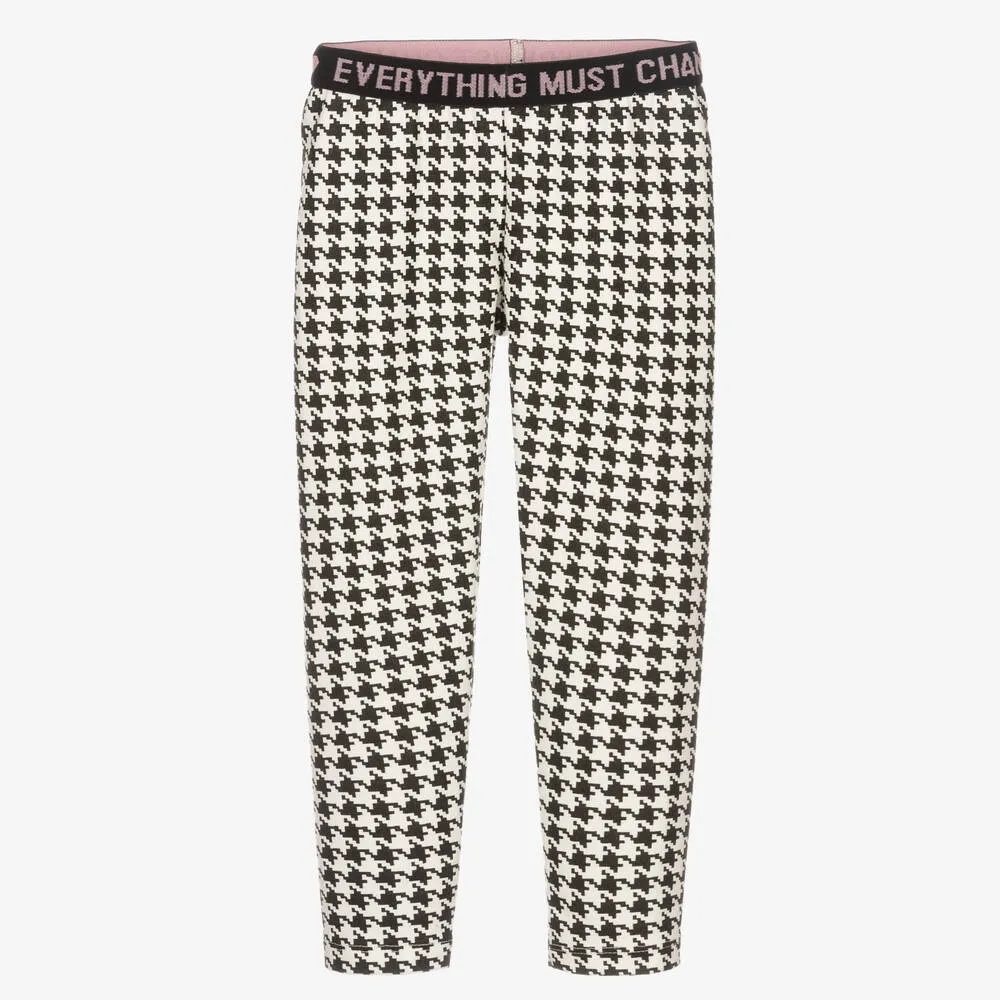 Black & White Check Leggings