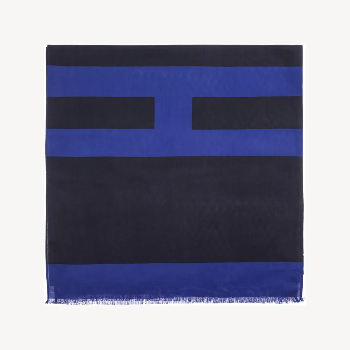 Black Hilfiger Print Scarf | Hats & Scarves | Tommy Hilfiger