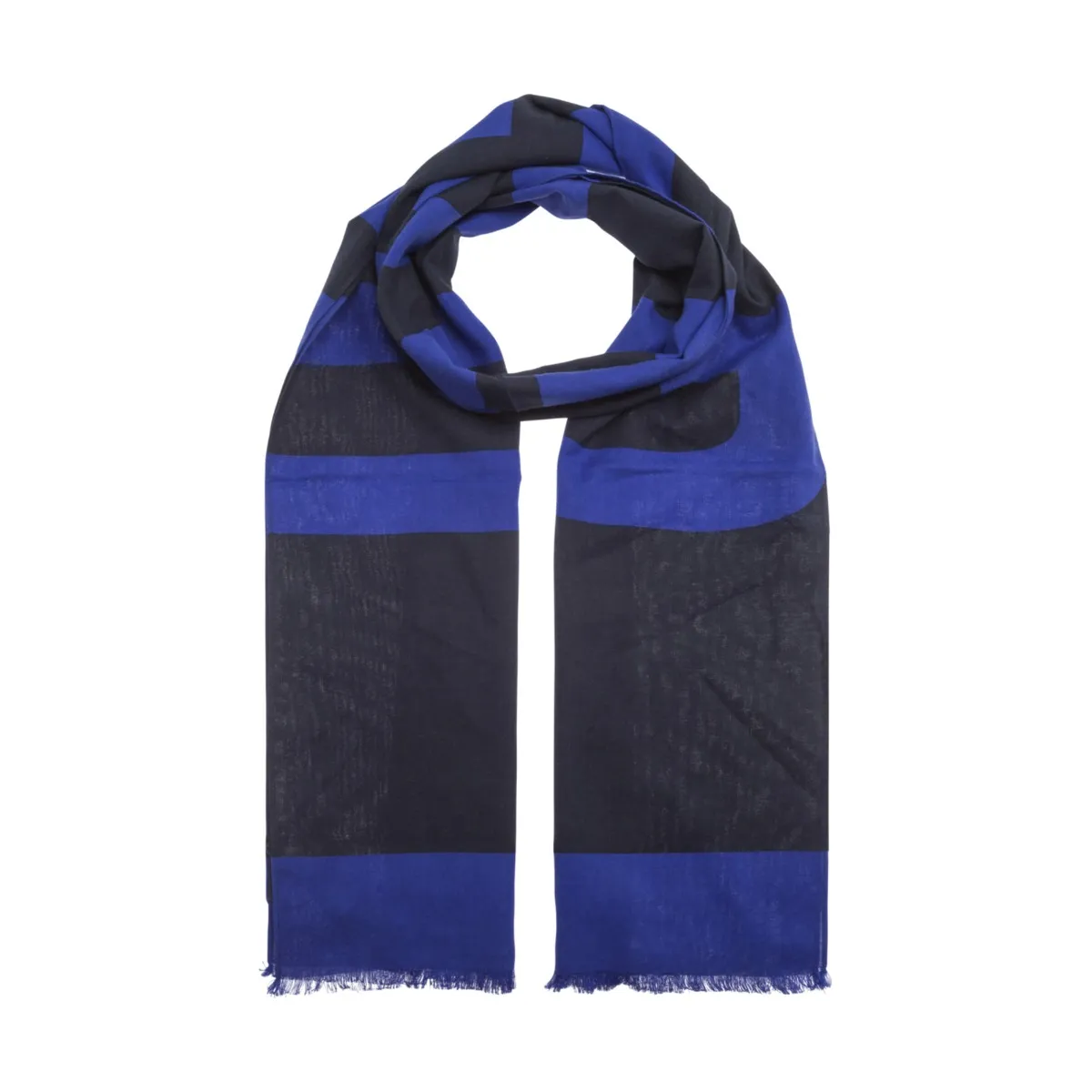 Black Hilfiger Print Scarf | Hats & Scarves | Tommy Hilfiger