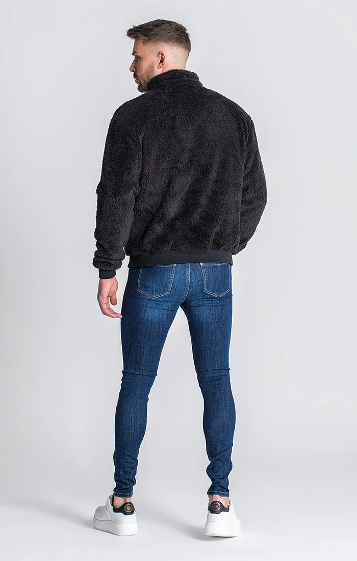 Black Signature Sherpa Sweat