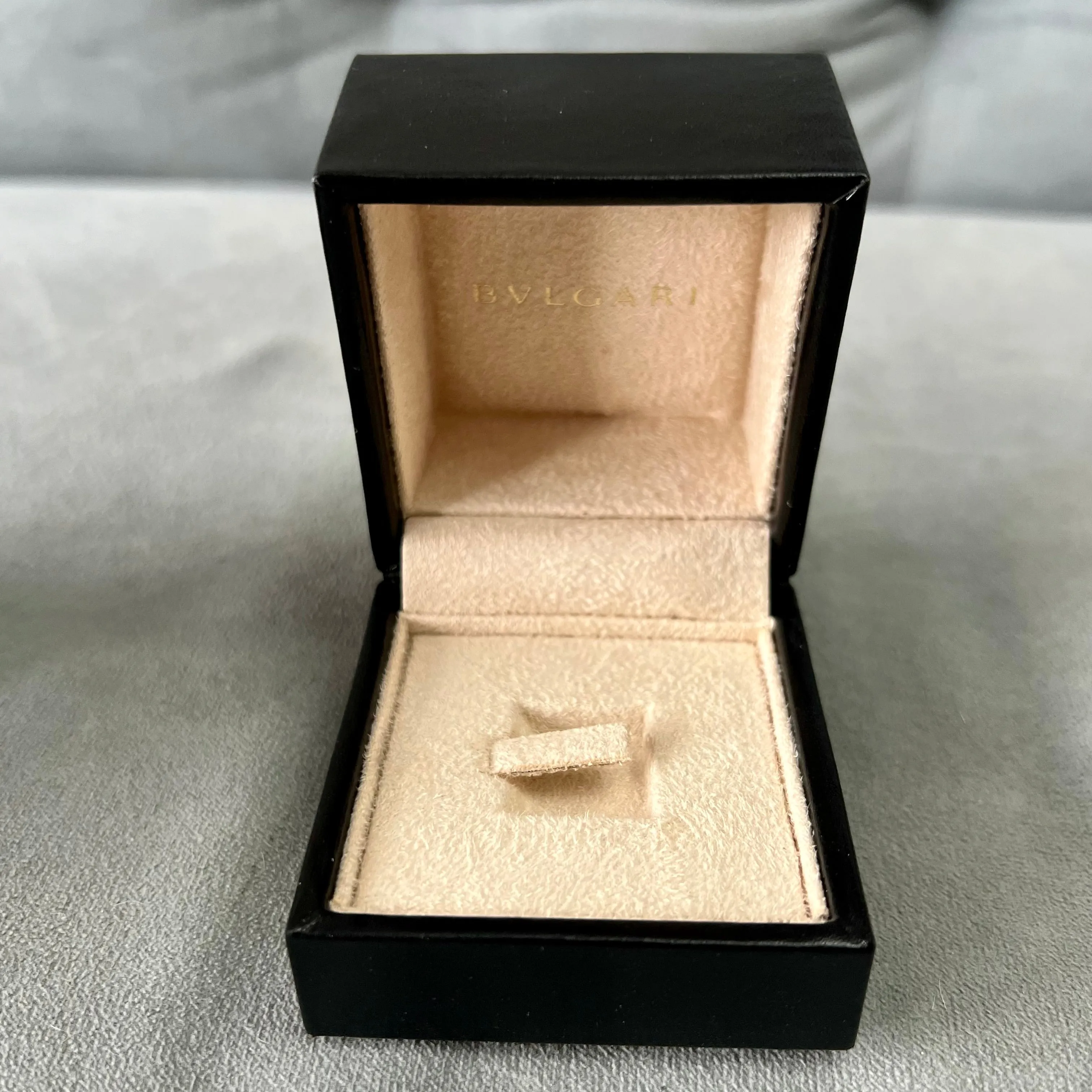 BULGARI Ring Box + Outer Box 2.80x2.75x2.5 inches