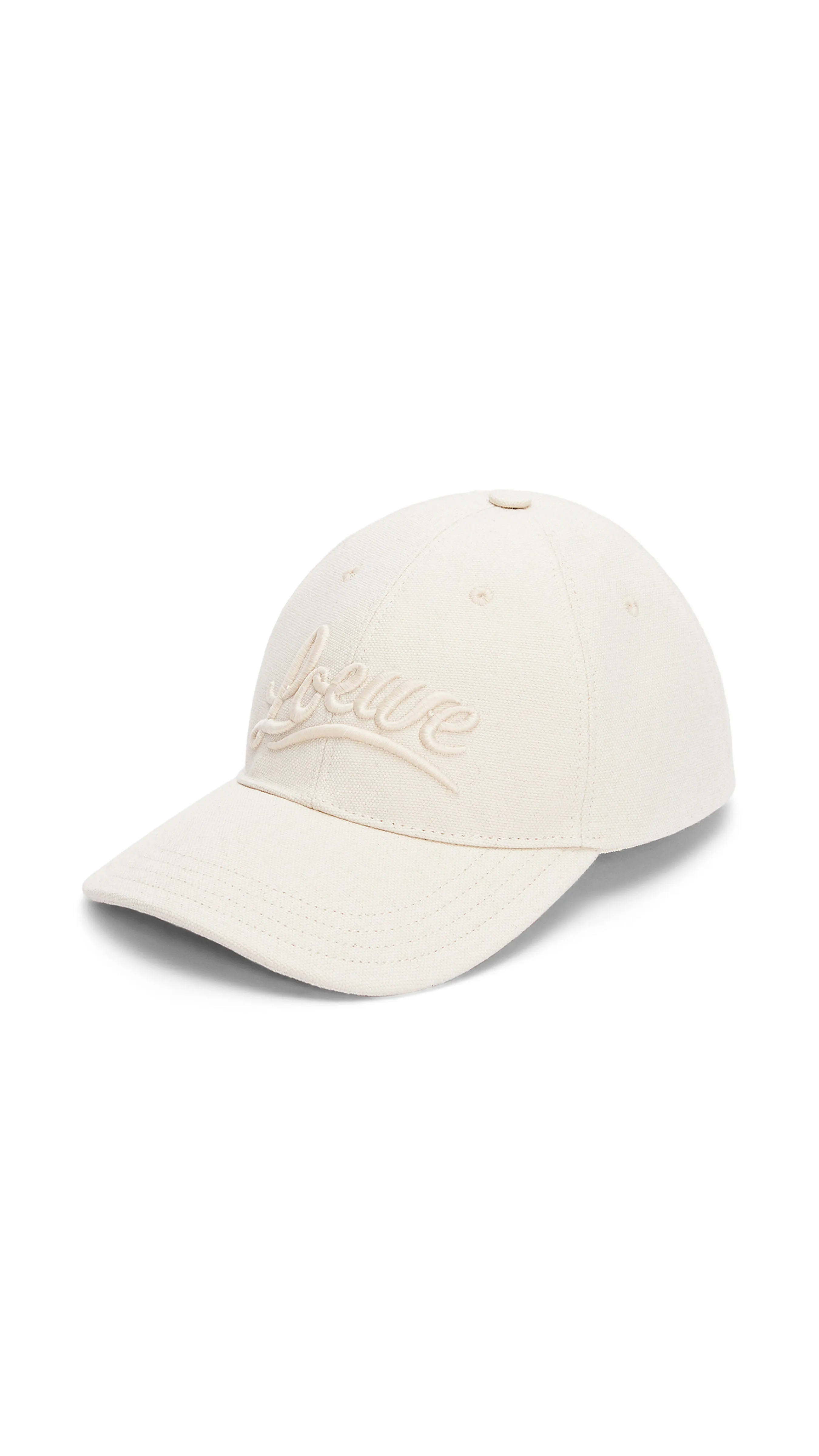 Cap in Canvas - Soft White