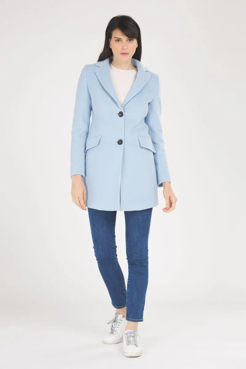 Cappotto Donna Azzurro