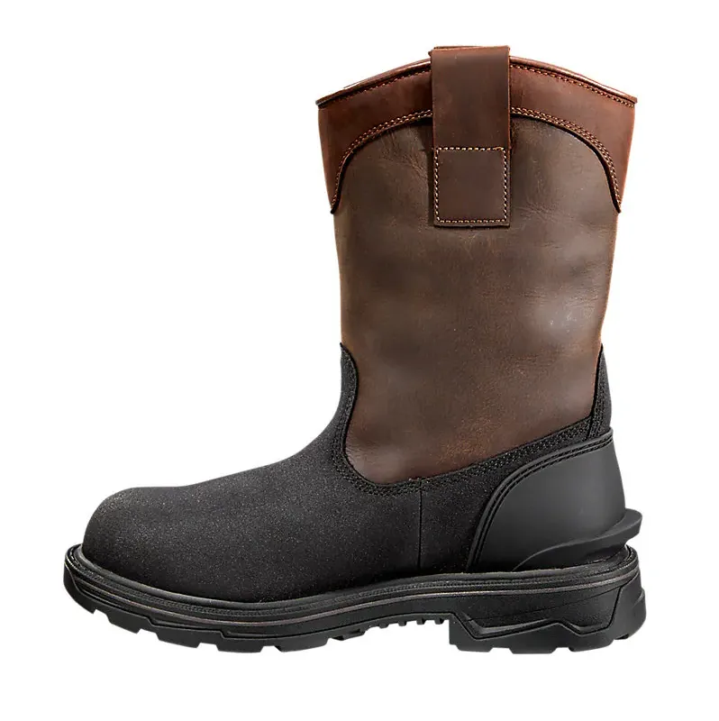 Carhartt IRONWOOD INSULATED 11 ALLOY TOE WELLINGTON 9W Brown Oil Tanned/Black Coated