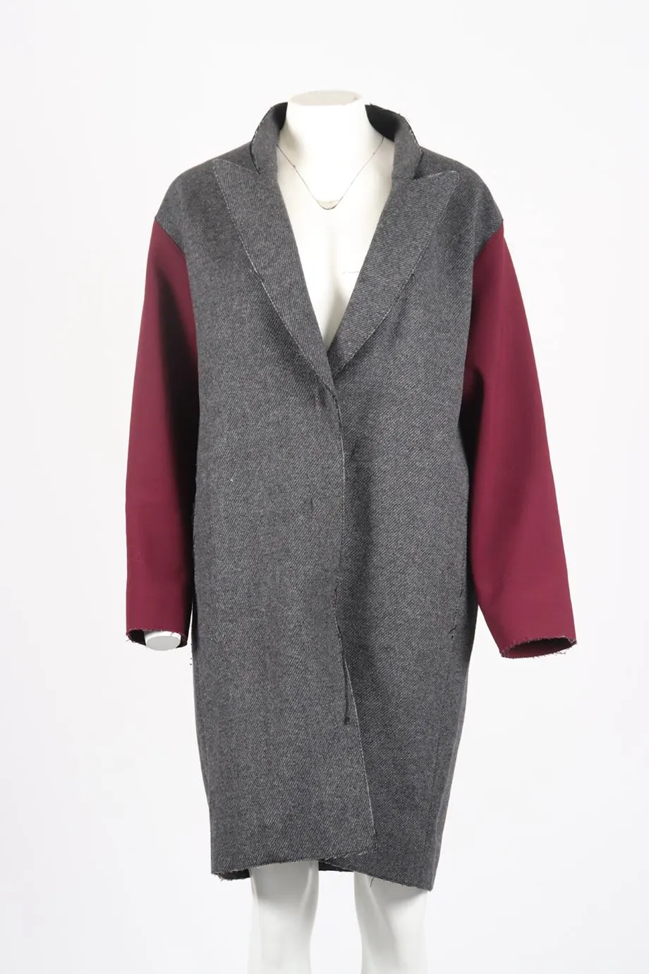 CEDRIC CHARLIER WOOL BLEND COAT IT 42 UK 10