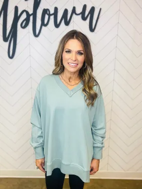 CERTAIN SWEATSHIRT IN CABO GREEN--FLASH SALE