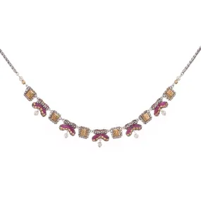 Cherry Blossom Indigo Collection Bergamot Necklace by Ayala Bar