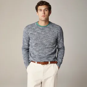 Cotton-blend crewneck sweater