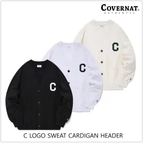 COVERNAT  |Unisex Street Style Long Sleeves Cotton Logo Cardigans