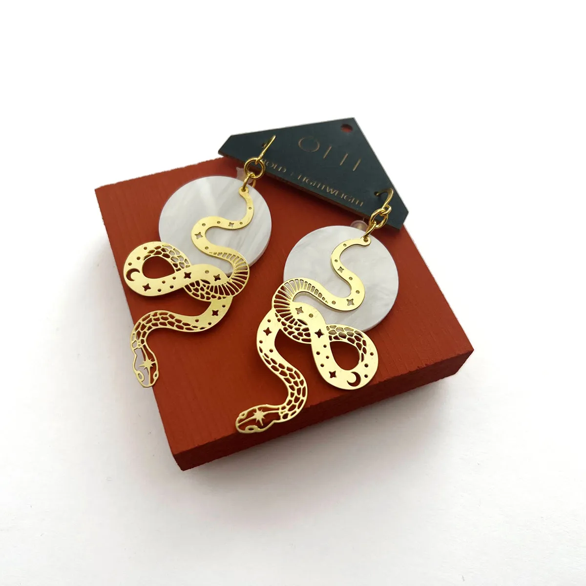 Detailed Brass Snake