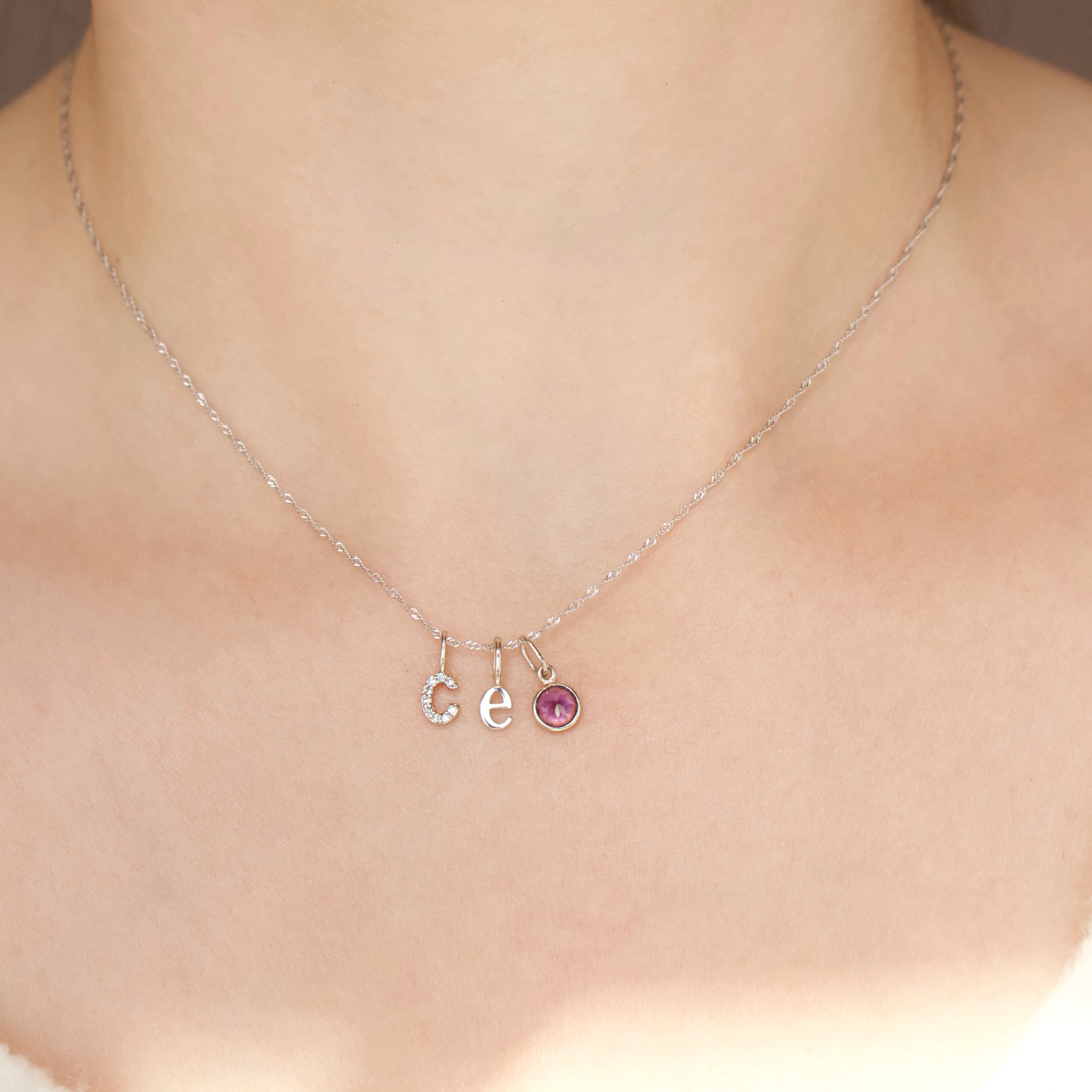 Diamond Initial Charm