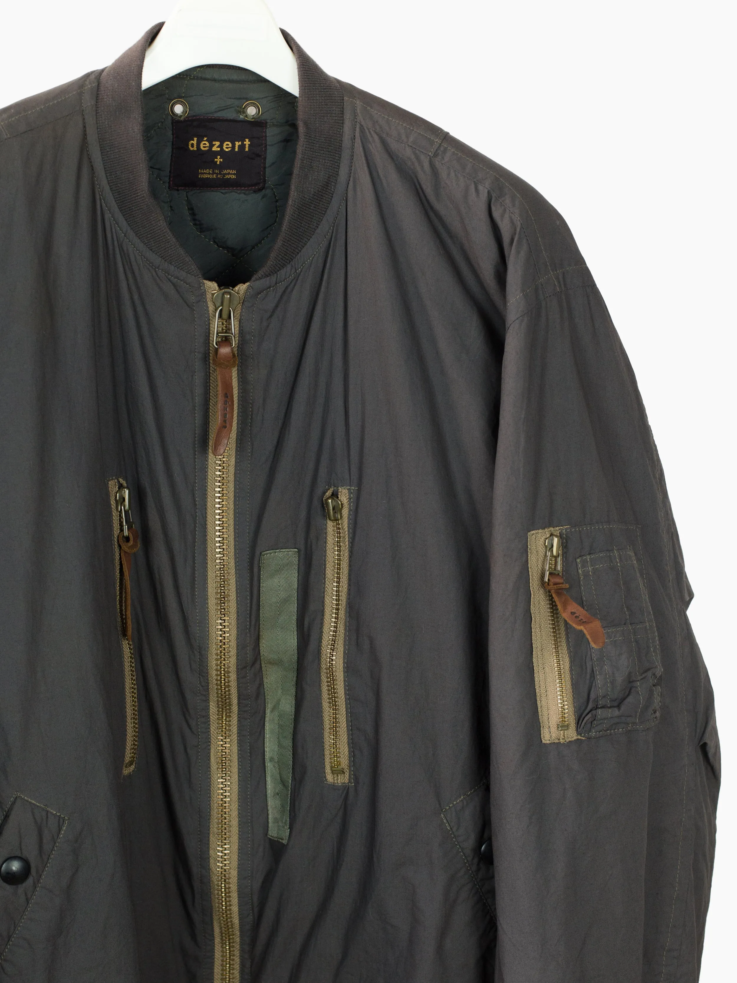 Dézert 80s Cotton Zippered Cargo Bomber