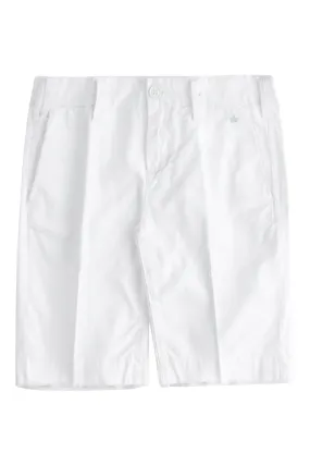 G1 Cut Off Bermuda Shorts in White