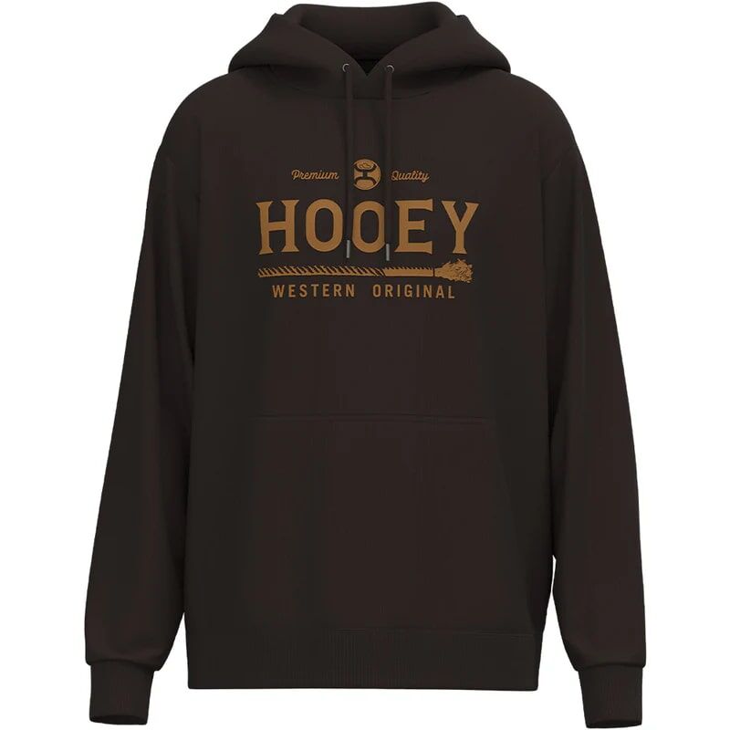 Hooey Men's Legendary Hoody With Hooey Logo in Brown