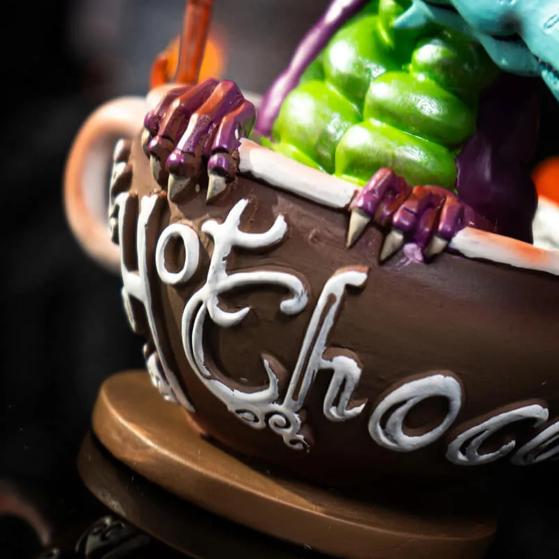 Hot Chocolate with Rupert the Dragon Figurine
