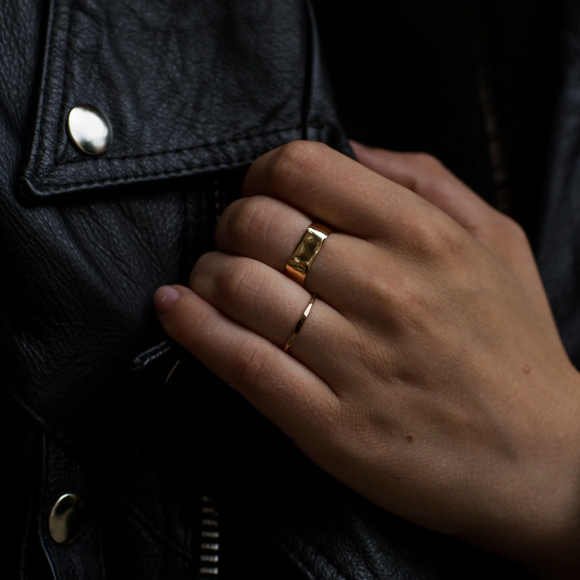 Imperfection Ring Small 14k gold