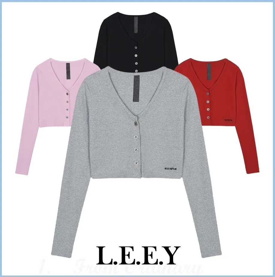 Leey  |Casual Style Street Style Logo Cardigans