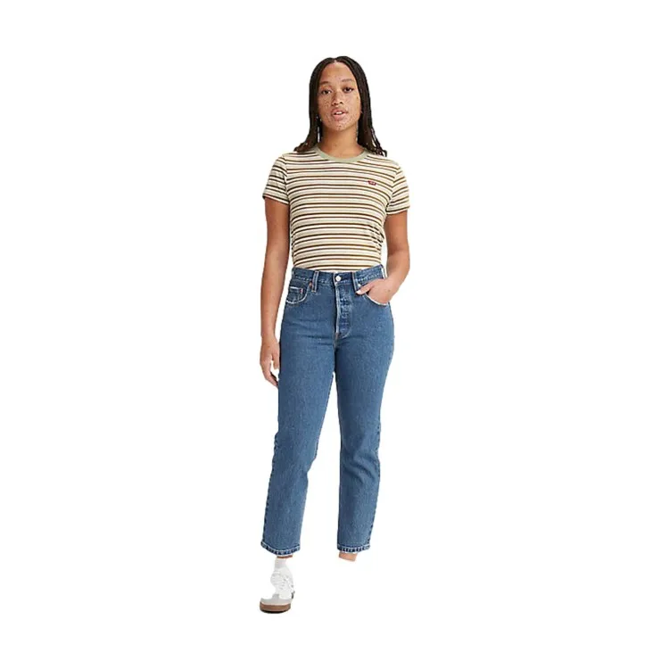 LEVI'S 501 Original Cropped Jeans Donna Jazz Pop