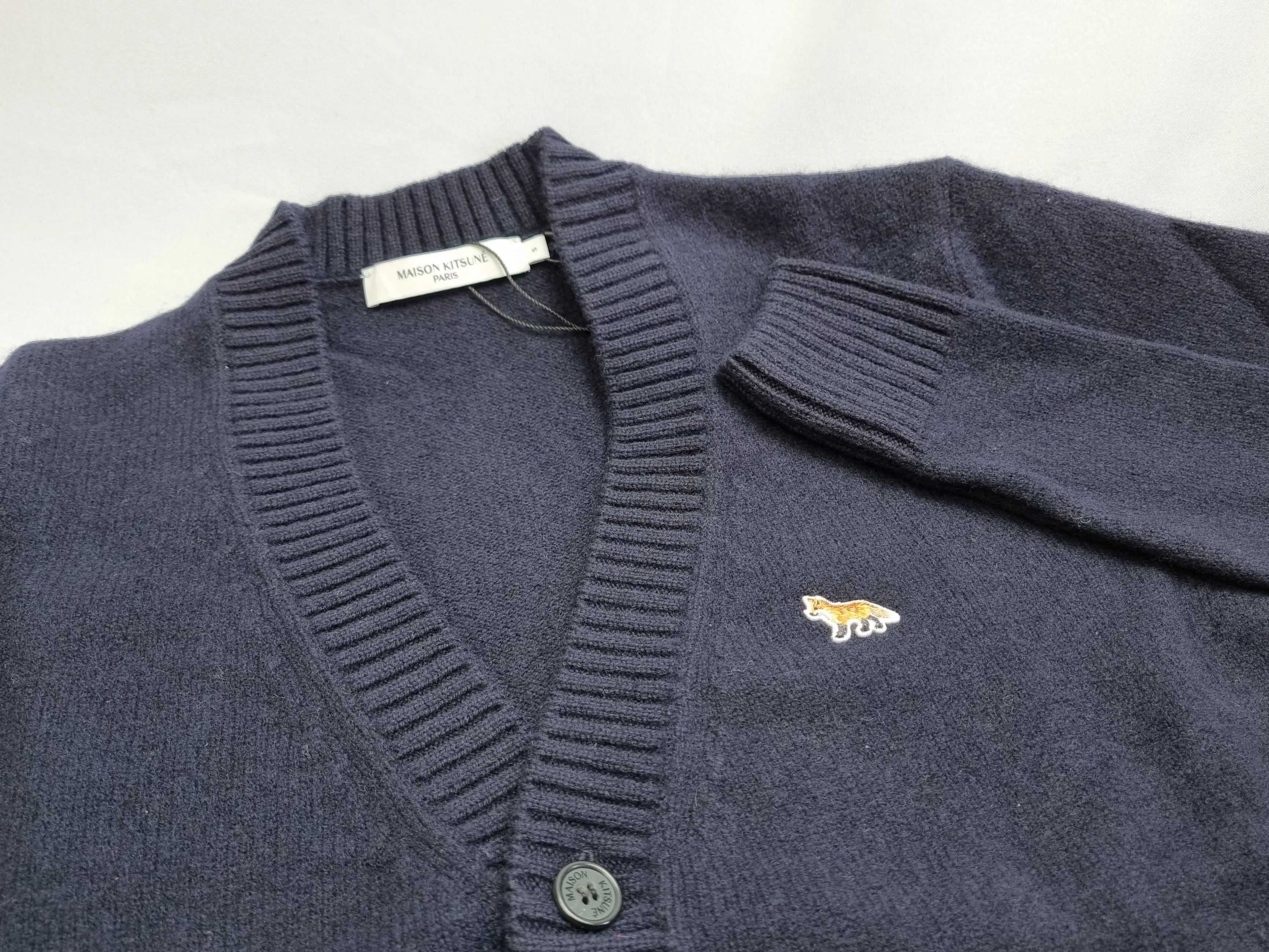 MAISON KITSUNE  |Unisex Street Style Logo Designers Cardigans