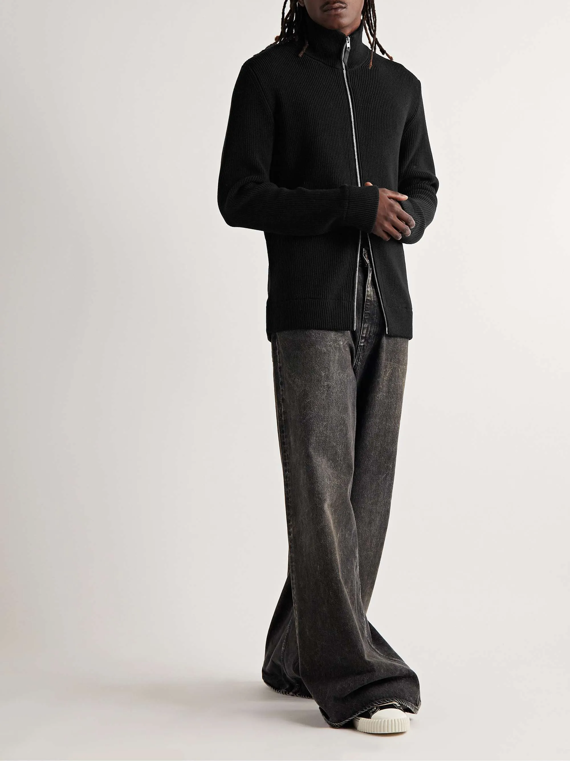 Maison Margiela  |Plain Cotton Designers Cardigans