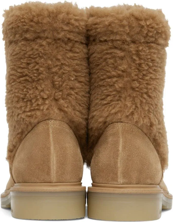 Max Mara Tan Bakyc Boots