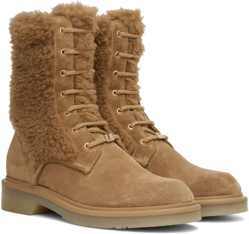 Max Mara Tan Bakyc Boots