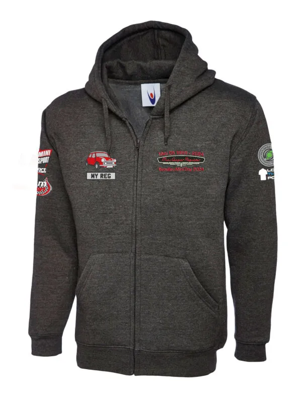 *Mini 65 – Hoody/Zipped Hoody/Sweatshirt/Qtr Zip/Fleece My Car (Optional Sponsor Logos) – MCR