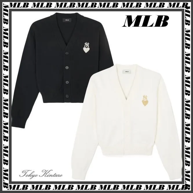 MLB Korea  |Casual Style Street Style Logo Cardigans