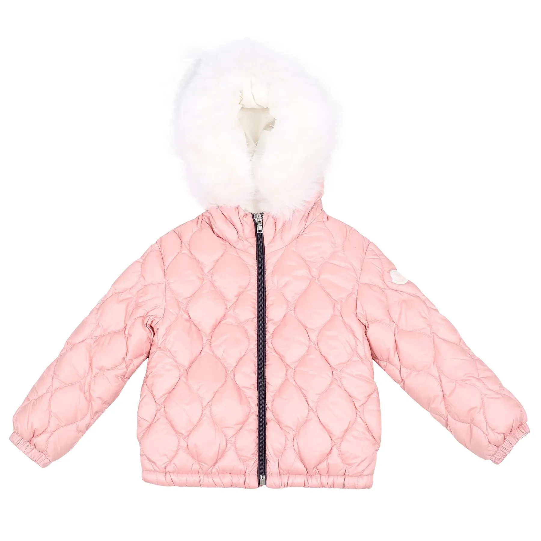 MONCLER PINK KIDS GIRLS PADDED JACKET 2 YEARS