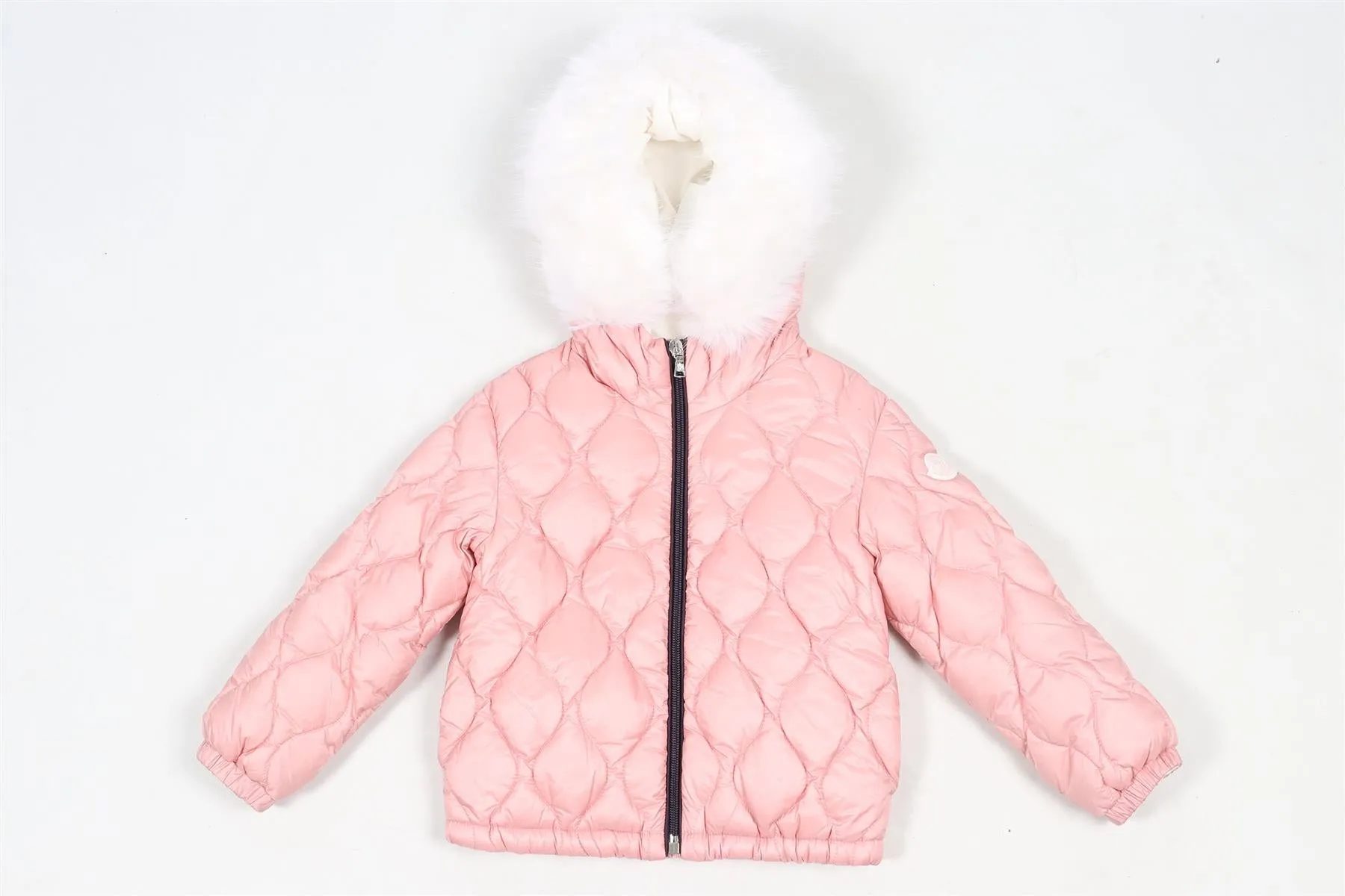 MONCLER PINK KIDS GIRLS PADDED JACKET 2 YEARS