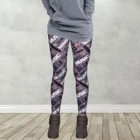 Music Print Leggings