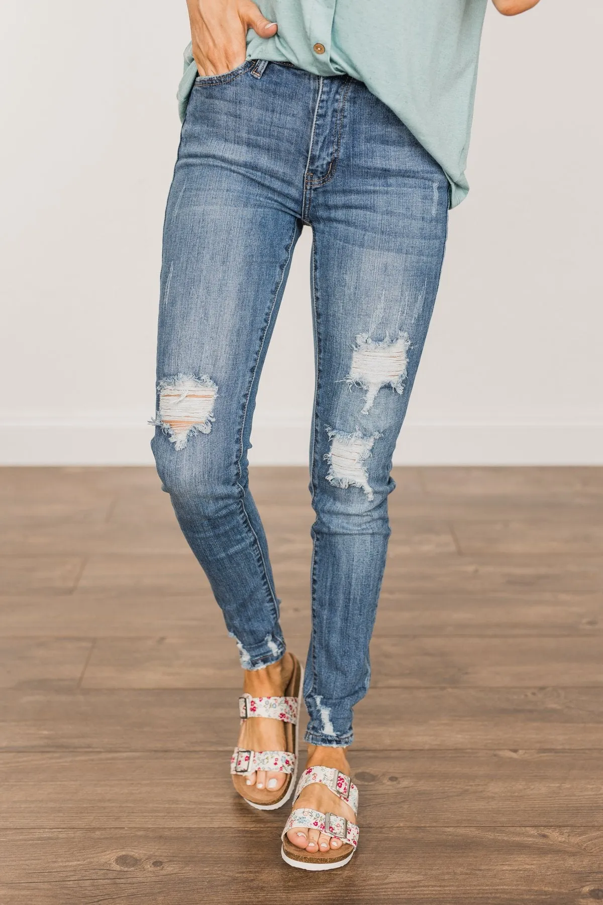 Nature Denim High-Rise Jeans- Jennifer Wash