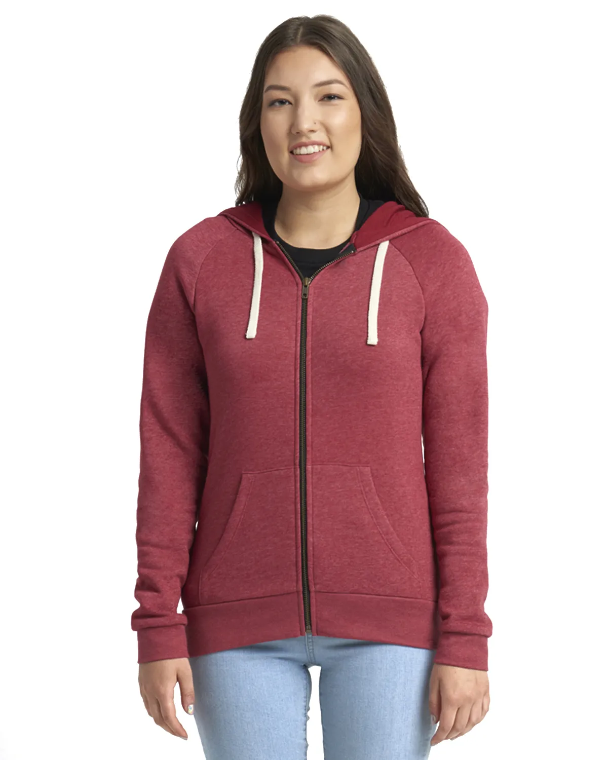 Next Level 9603 Ladies' PCH Raglan Zip Hoody