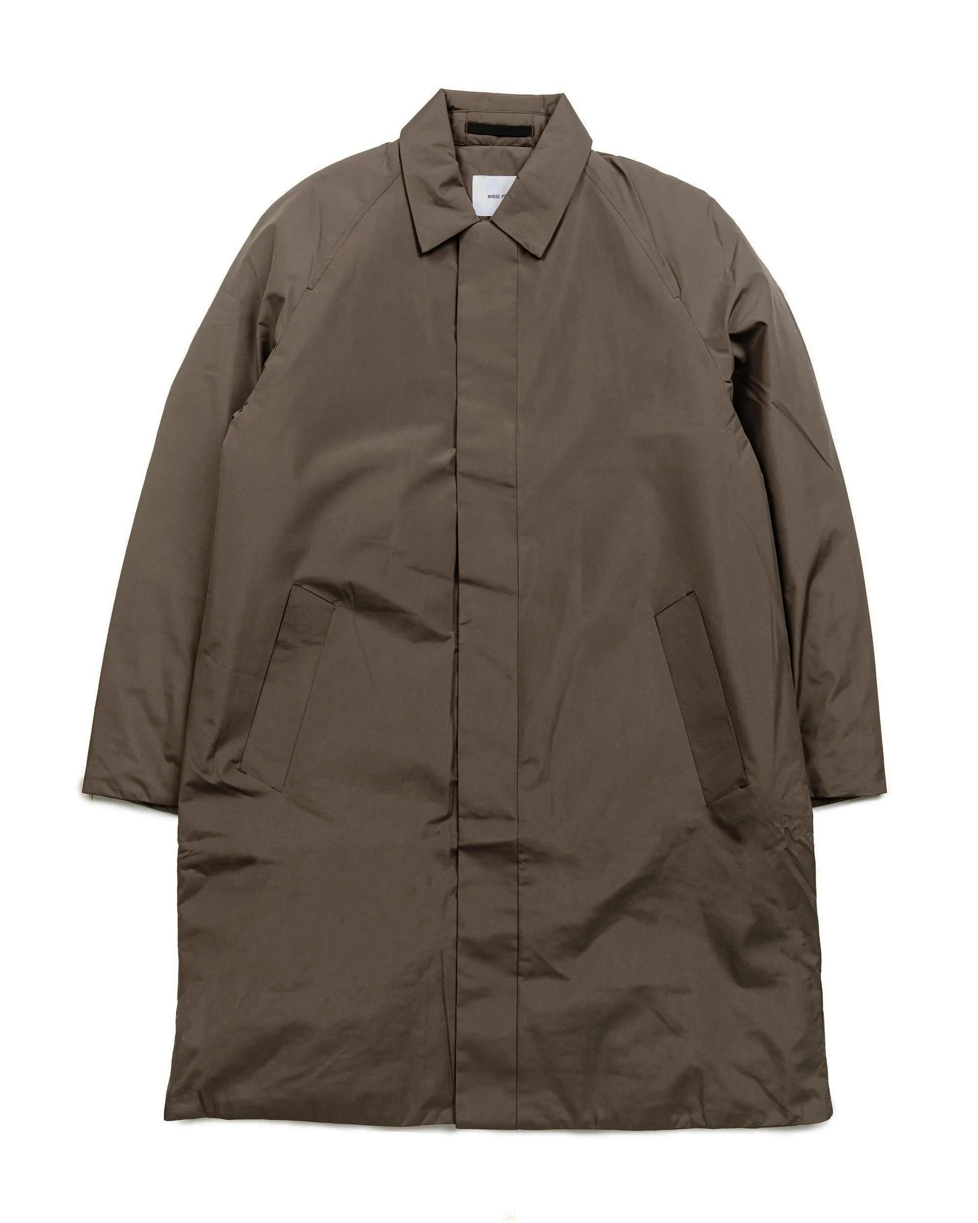 Norse Projects Vargo Gore-Tex Infinium Raglan Mac Heathland Brown