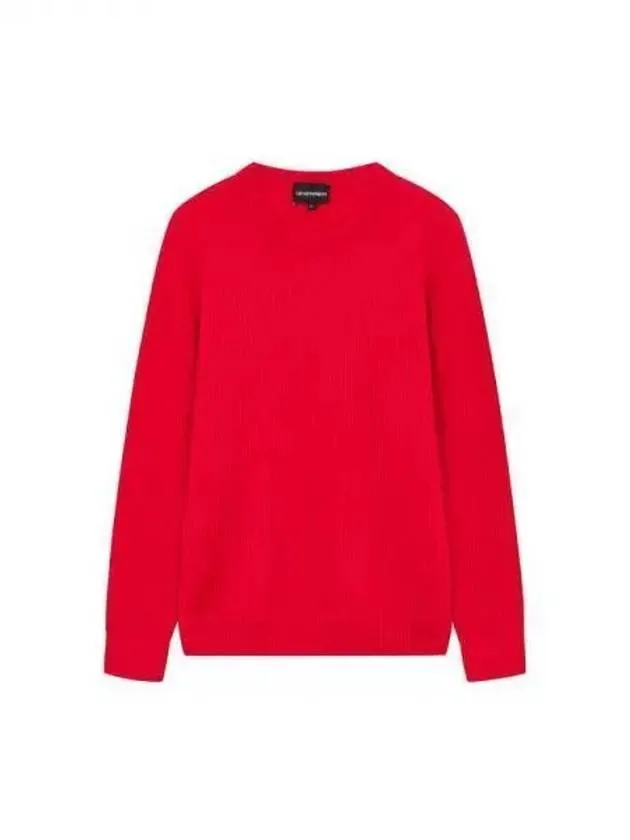 Overseas Station Season Big Chance 8 18 Women s Soft Wool Ribbed Sweater Red 271433