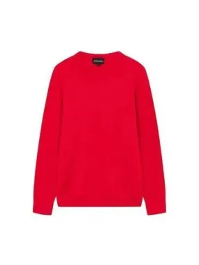 Overseas Station Season Big Chance 8 18 Women s Soft Wool Ribbed Sweater Red 271433