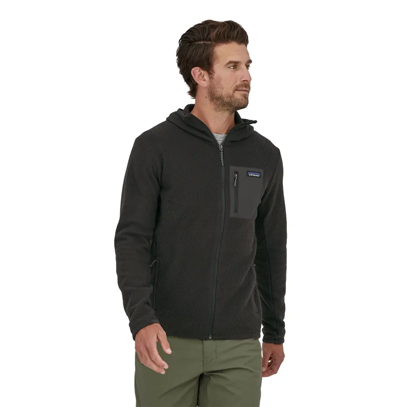 Patagonia Mens R1 Air Full-Zip Hoody - Black