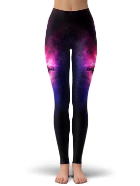 Purple Galaxy Leggings