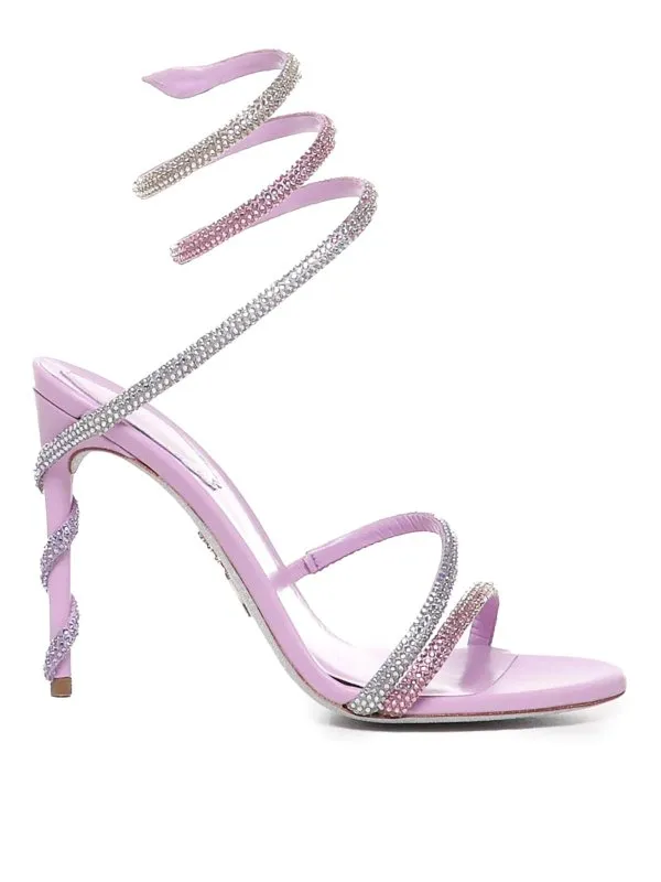 Rene Caovilla Margot sandals In Satin